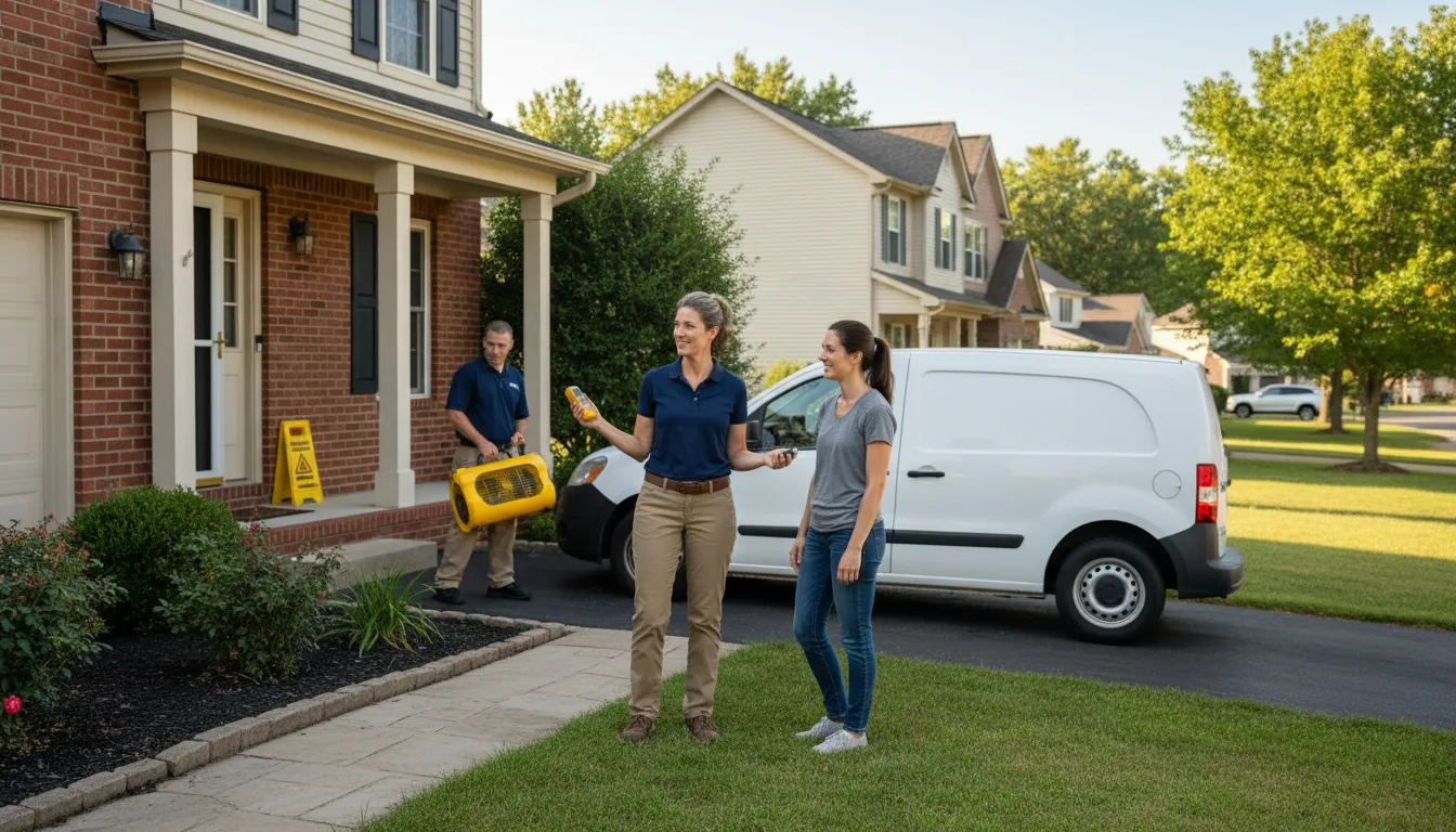 Residential water damage restoration in Ordway, CO